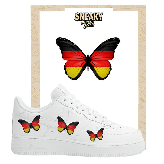 Bügelfolie für Nike Air force 1 und Jordan Schmetterlinge Deutschland