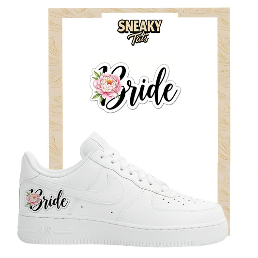 Sneakerfolien für Nike Air force 1 und Jordan Schriftzug Bride