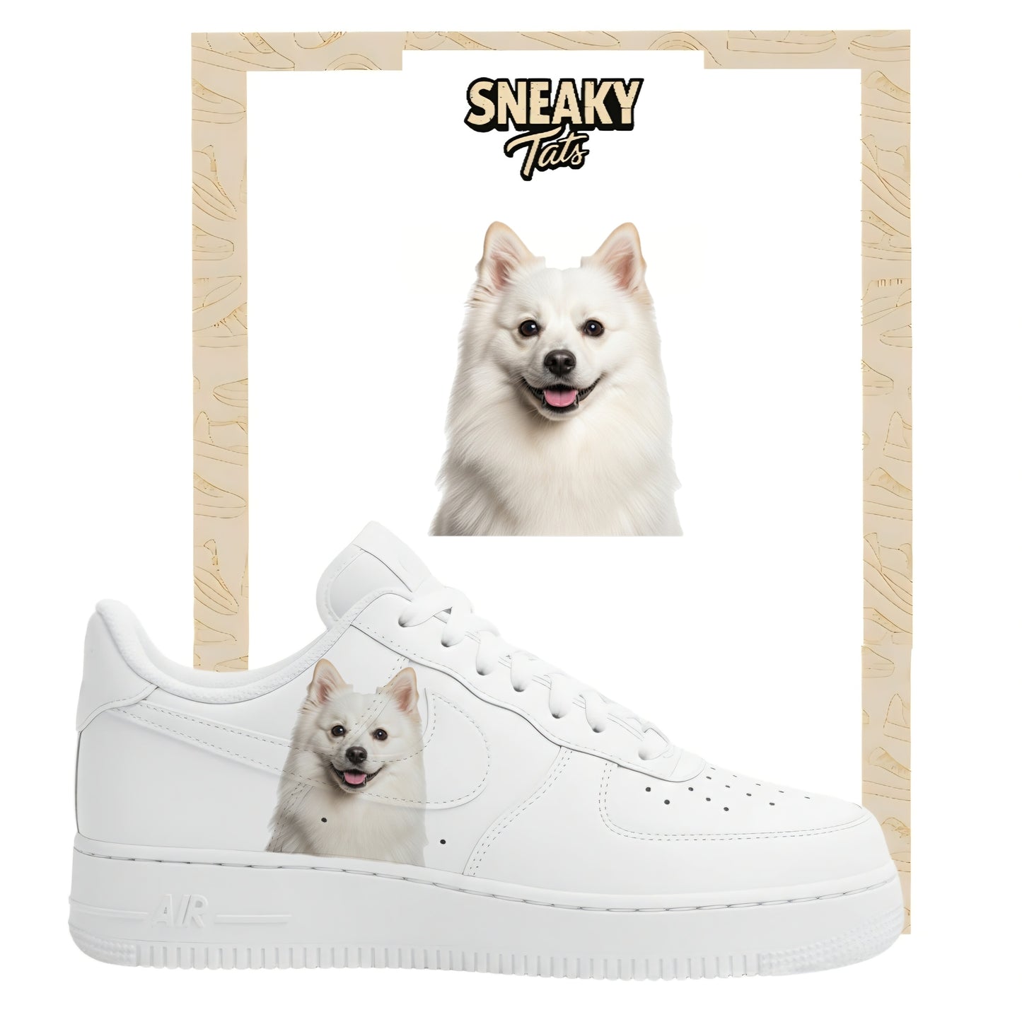 Bügelfolie für Nike Air force 1 und Jordan Spitz