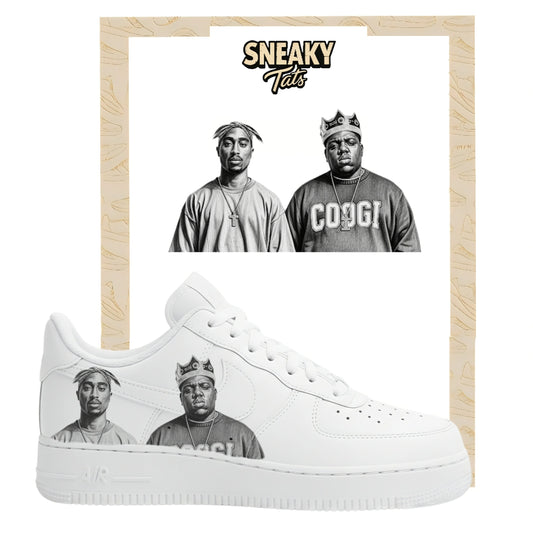 Sneakerfolien für Nike Air force 1 und Jordan Tupac und Biggie