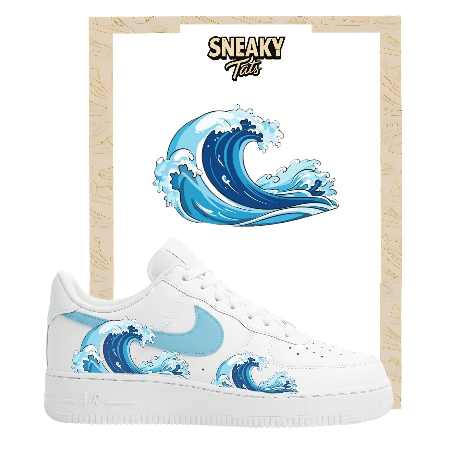 Bügelfolien für Nike Air force 1 und Jordan Welle