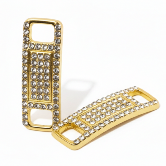 Lace Tags gold Strass