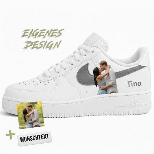 Eigenes Design Air Force 1  "grau"
