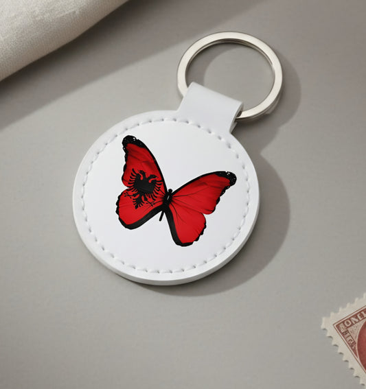 Schlüsselanhänger Albanien Schmetterling 002