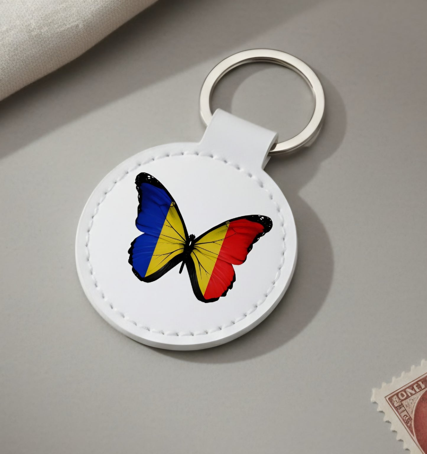 Schlüsselanhänger Rumänien Schmetterling 028