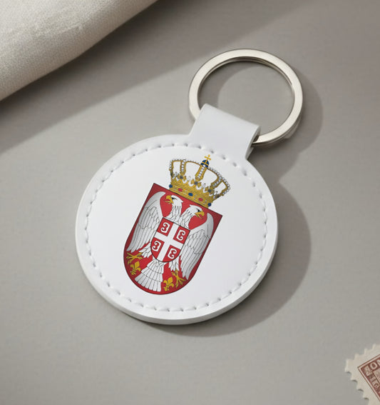 Schlüsselanhänger Serbien Adler 032