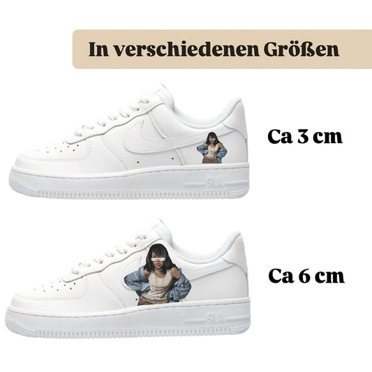 Sneakerfolien einzigartig und neu für mehrere Schuharten Nike Adidas Puma Aaliyah
