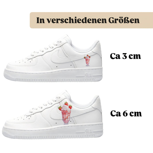 Sneakerfolien einzigartig und neu für mehrere Schuharten Nike Adidas Puma Erdbeer Eisbecher