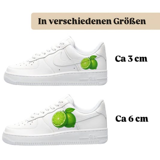 Sneakytats Folie zwei Limetten Frucht zum selbstgestalten