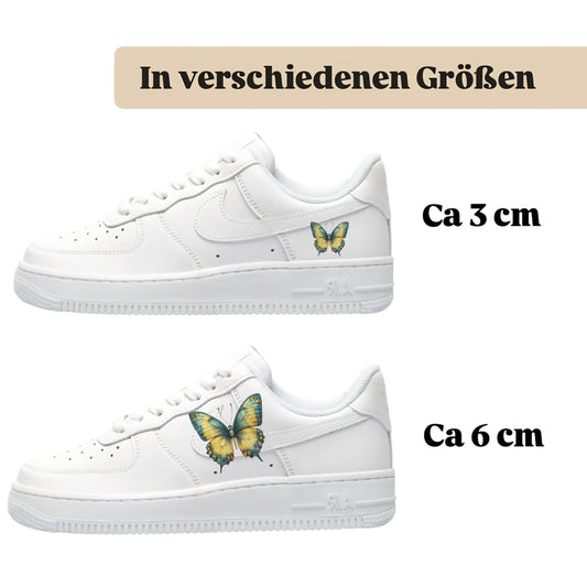 Sneakerfolien für verschiedene SchuheNike Adidas Puma gelbe Schmetterlinge 