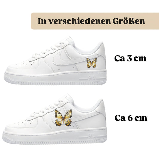 Sneakerfolien für verschiedene SchuheNike Adidas Puma gelbe Schmetterlinge